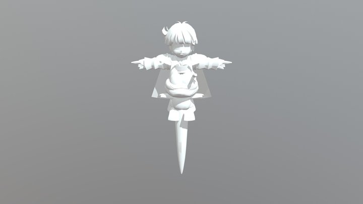 J 3D Model