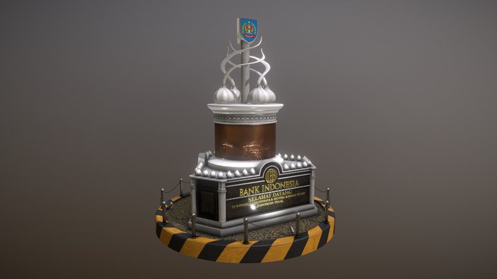 Monumen Bawang Tegal Ver2 Alt2 3D Model