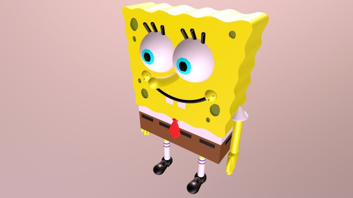 Spongebob Squarepants Character Model 3D Model