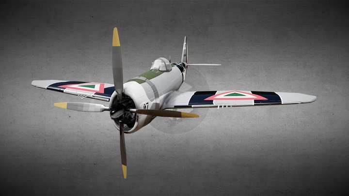 P-47D 3D Model