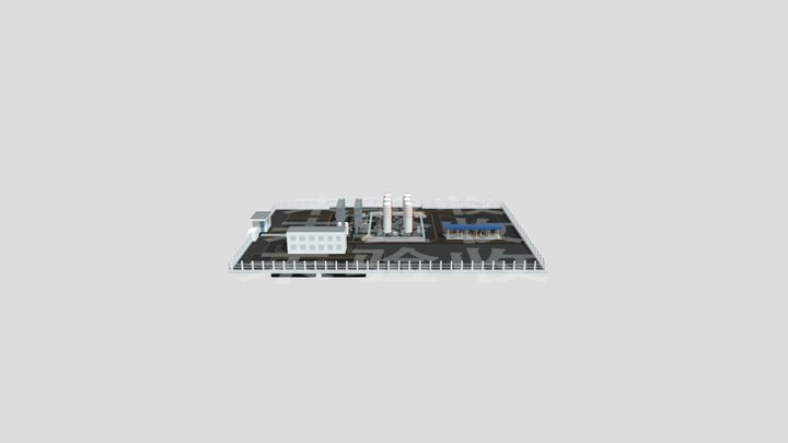 安徽区域-宣城新奥-宣城高新区LNG应急储配综合站01 3D Model