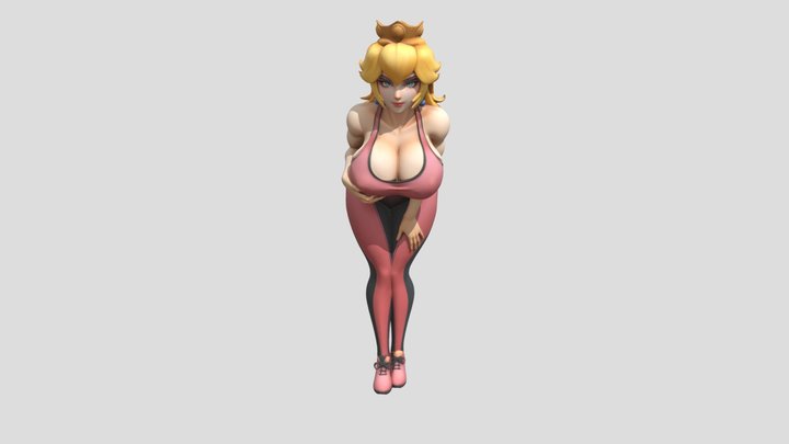 Princess Peach 3D Model