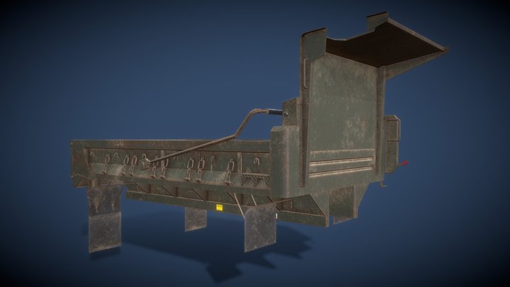Oshkosh MTVR Dumpbed 3D Model