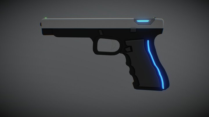 Karlson Pistol Remake 3D Model