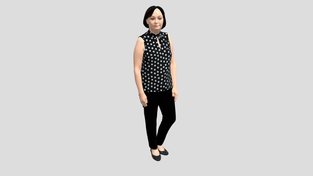 Polka Dot Top Portrait