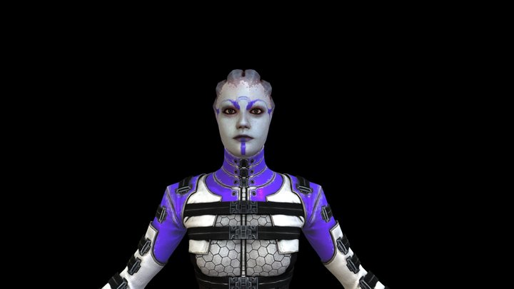 Xbox 360 - Mass Effect 3 - Asari 3D Model