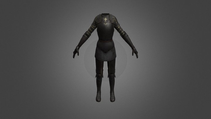 Female Armour 3D Model