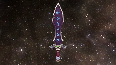 Handpainted Sword LowPoly 3D Model