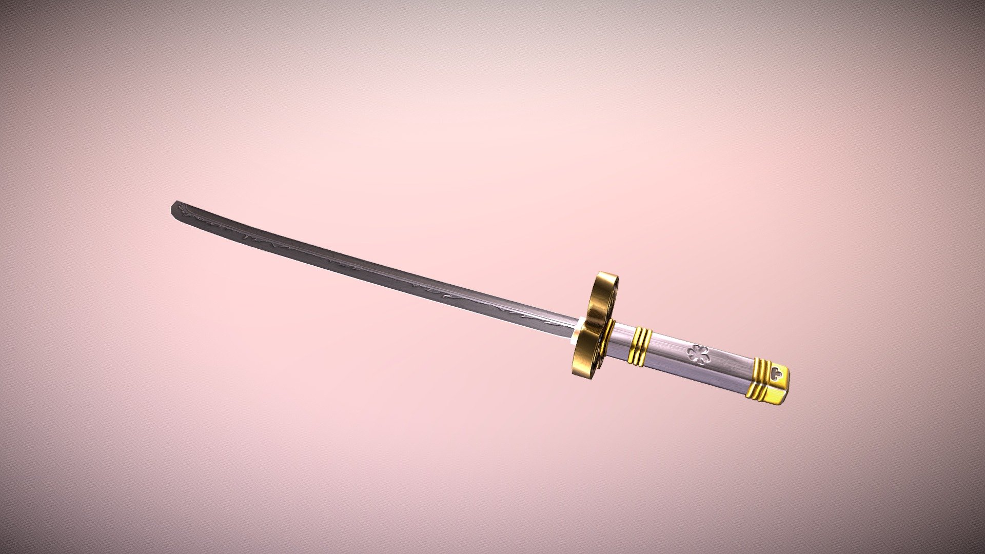 3D model Enma Zoro Sword One Piece Anime VR / AR / low-poly