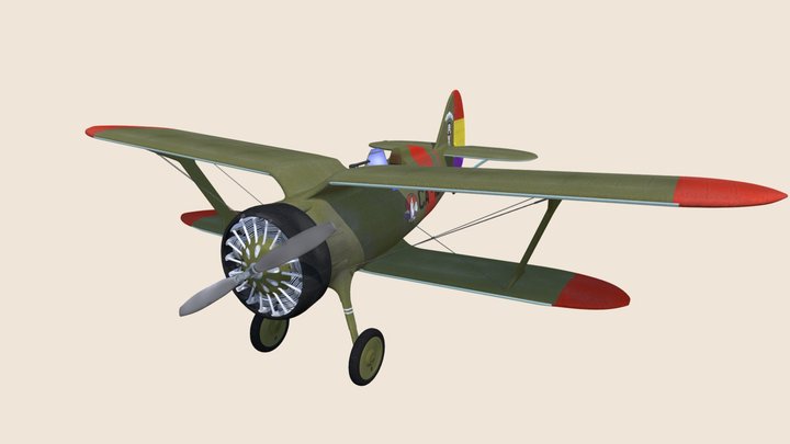 Polikarpov I15 3D Model