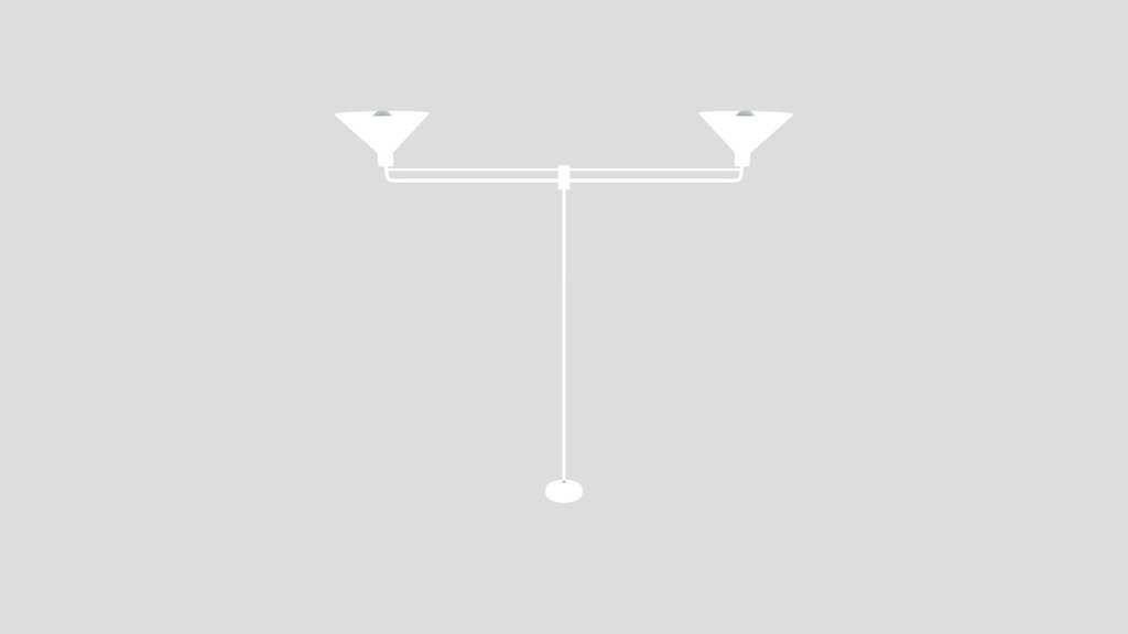 Andre Brass 2 Light Pendant