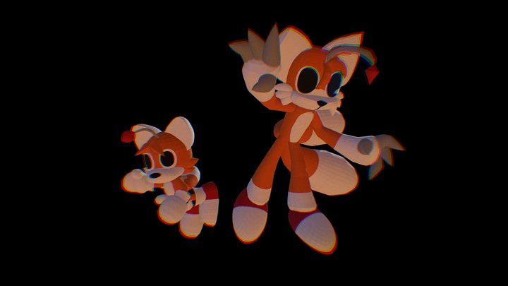 Sonic Exe FNF 2D 3D Rig - Download Free 3D model by bob (@willy_andrew2977)  [a6051eb]