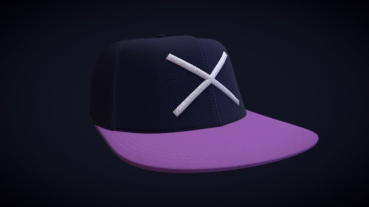 Static '93 Malcolm X Hat 3D Model