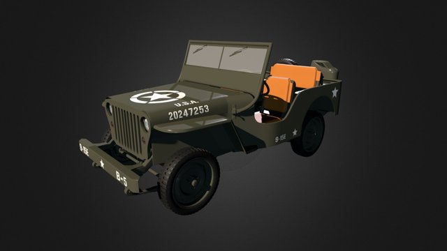 Jeep 1943 3D Model