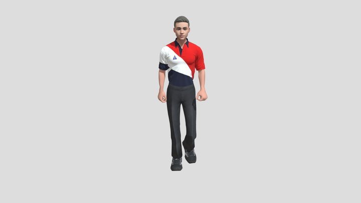 Walking 3D Model