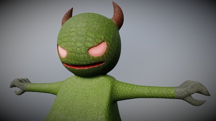 Tiny Monster – Kostenloses 3D-Modell STL