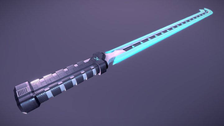 Futuristic Sword 3D Model