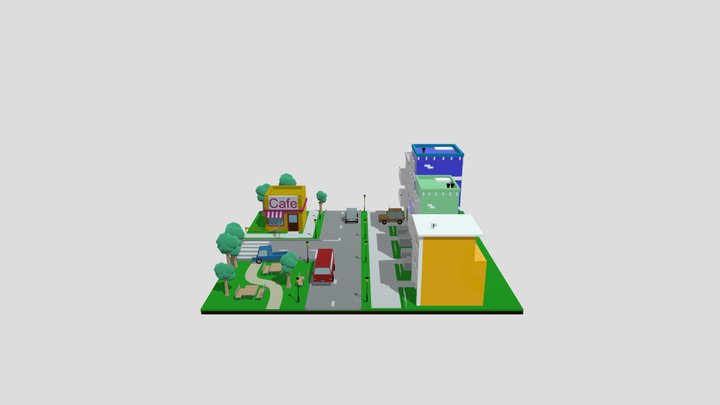 poly city 3D Model