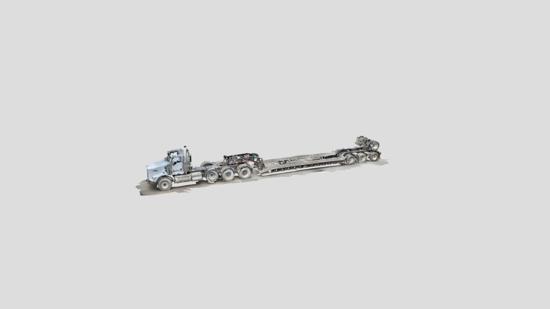 Lowboy Truck