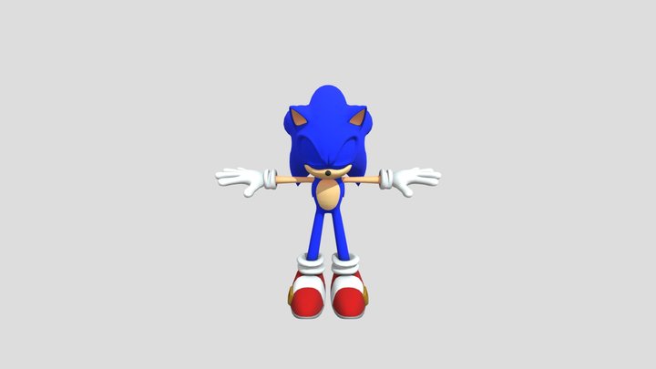 Accurate Sonic 3D Model