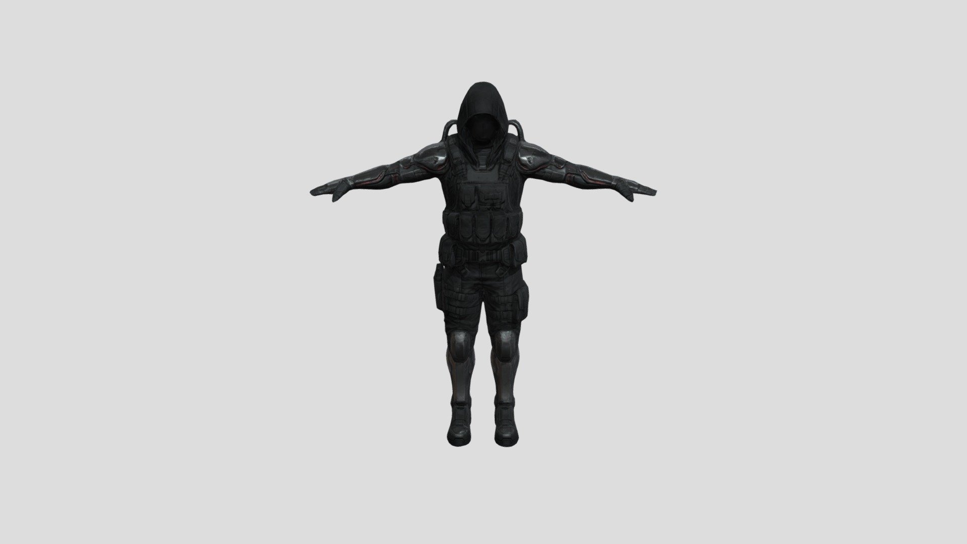 Shadow Sentinel - 3D model by texturelab76 [33a65ed] - Sketchfab
