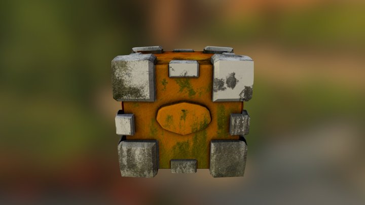 Crate 3D Model