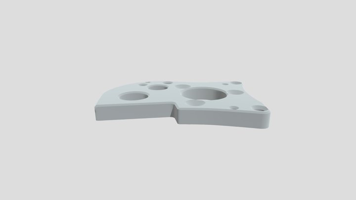 Multi-hole metal plate rc 1/5 3D Model