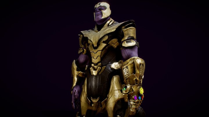 Thanos 4K Retextured 3D Model