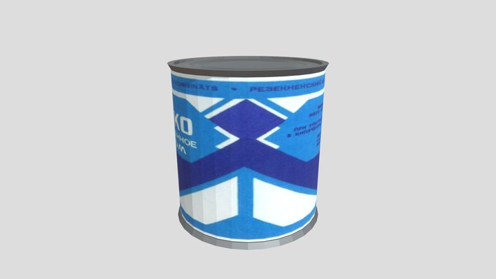 Сгущёнка 3D Model