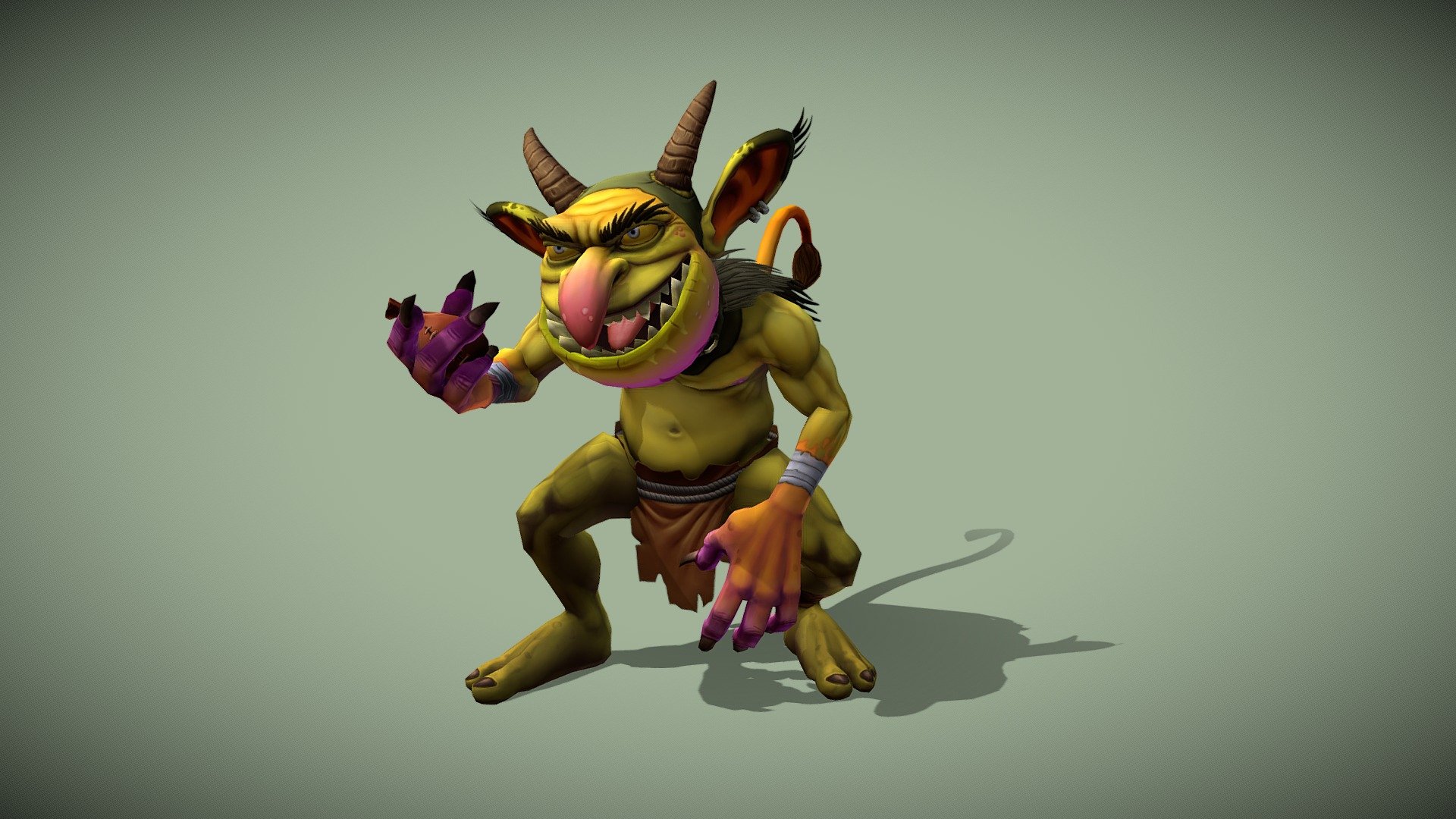 Goblin Animation 3D model by Isaac Morales (IsaacM30) [33a7f0c