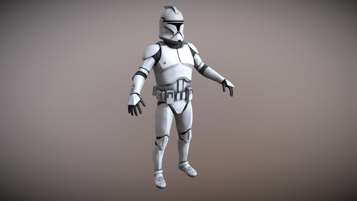 Phase 1 clone trooper 3D Model