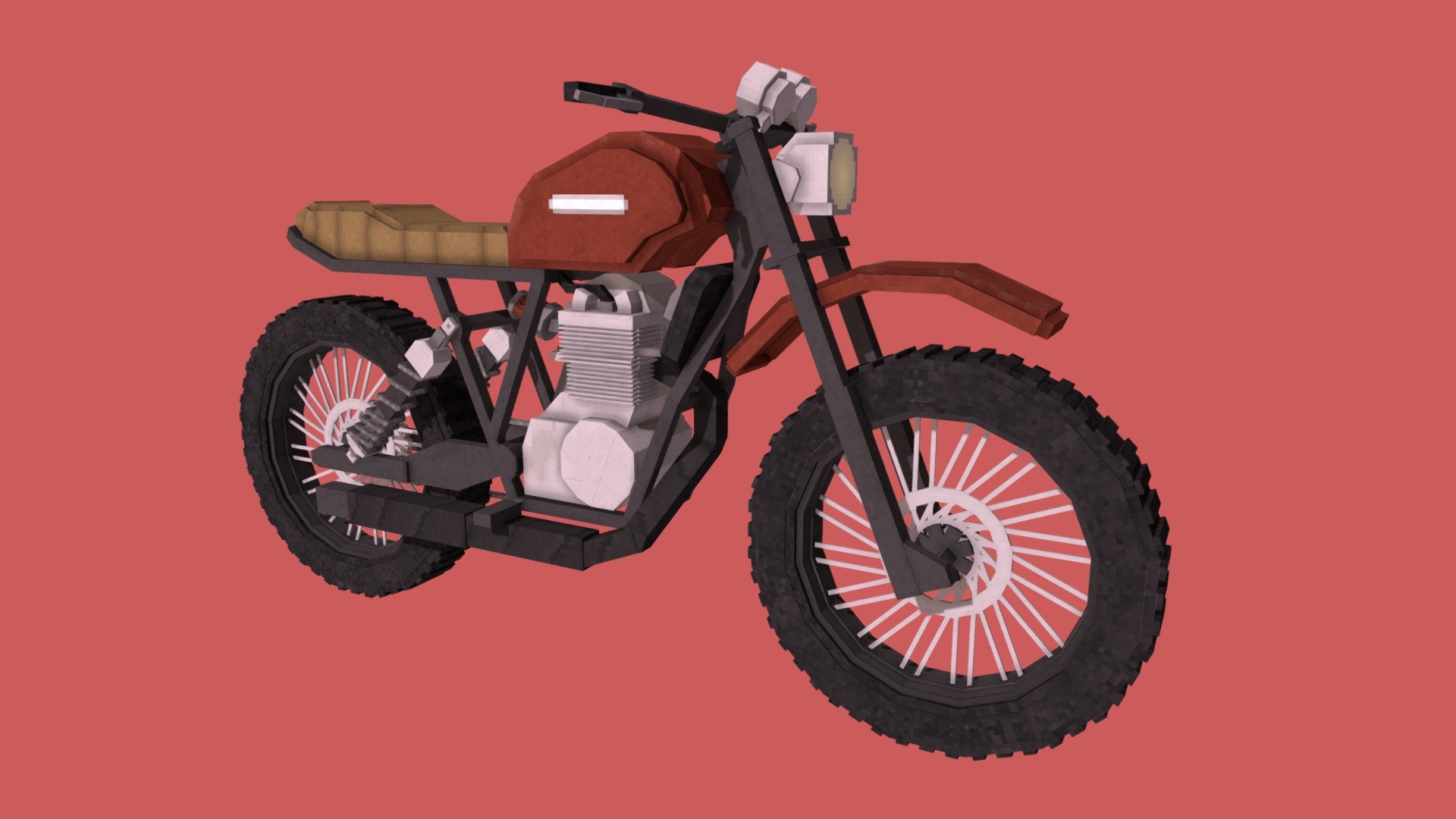 Scrambler Motor Bike - Cubik Studio