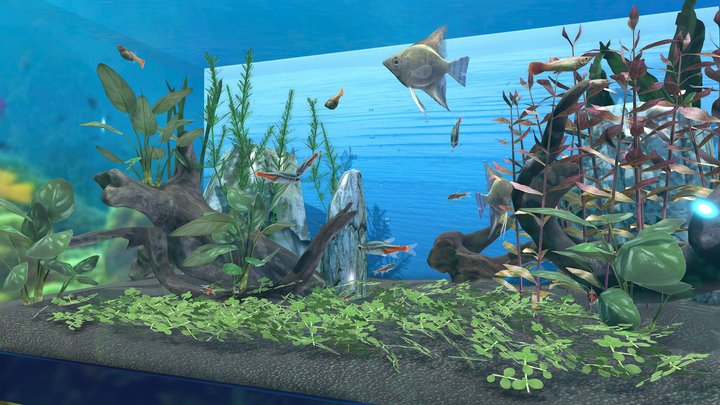 Water tank for metaverse,City of Water 【水の都】v1.2 3D Model