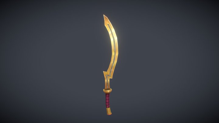 Stylized Blade 3D Model
