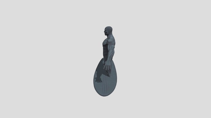 Silver Surfer – Kostenloses 3D-Modell STL