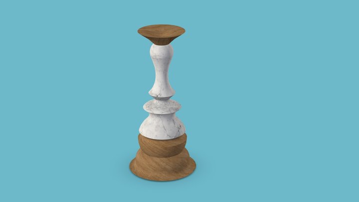 Scacco fantasioso 3D Model