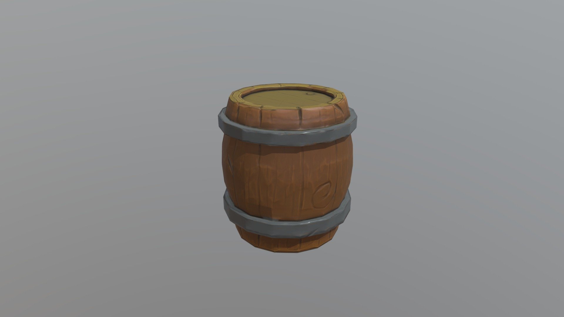 Barrel Lowpoly [GAME ASSET]