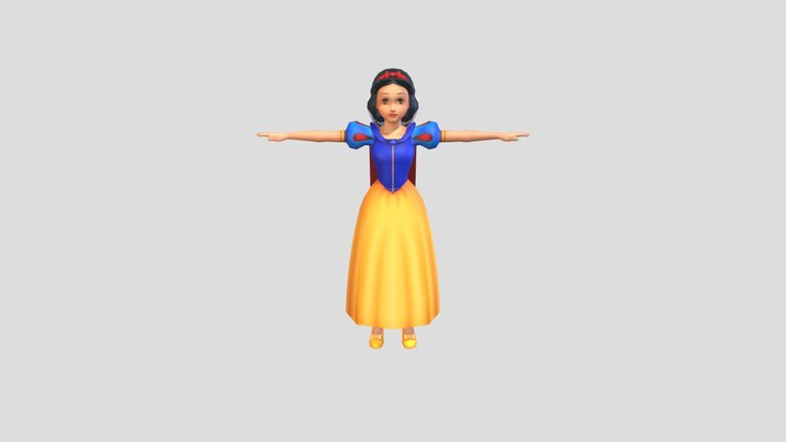 ADI 2.0: Snow White (Fully rigged) 3D Model