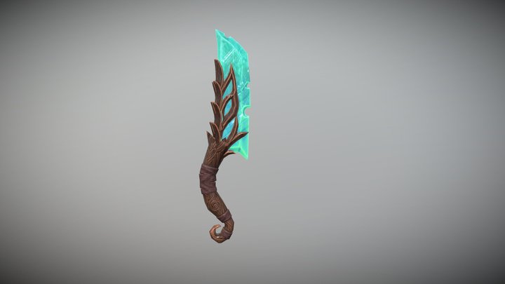 Crystal Sword 3D Model