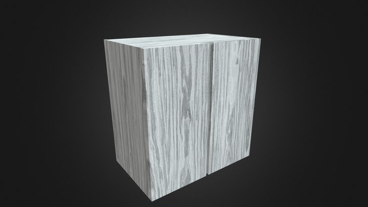 Wooden Cupboard 3D Model