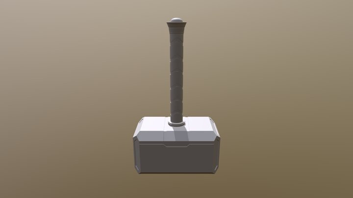 Thor Hammer 3D Model