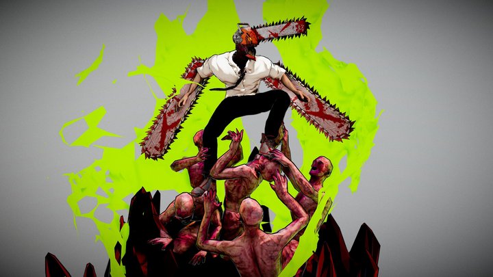 Chainsaw man 3D Model