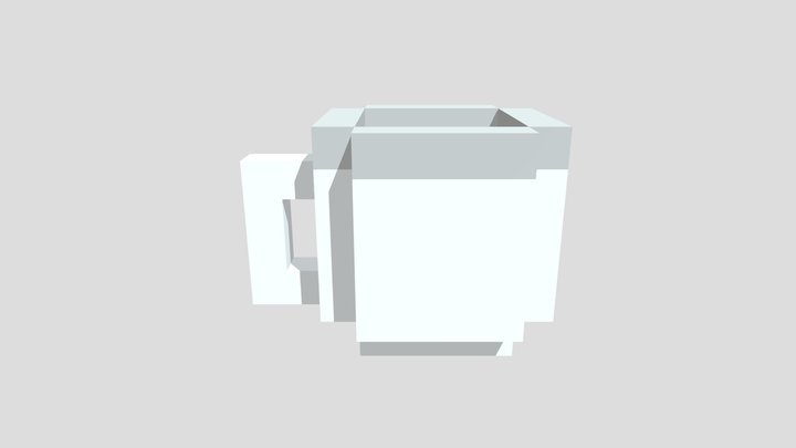 Empty tea mug 3D Model