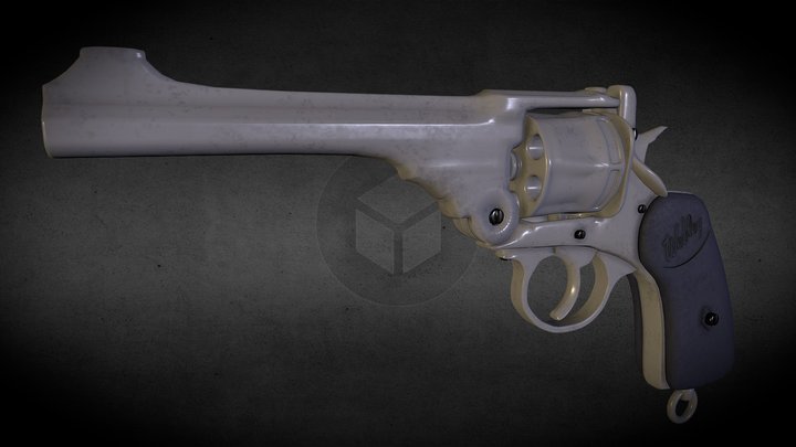 Webley MK VI Gun 3D Model
