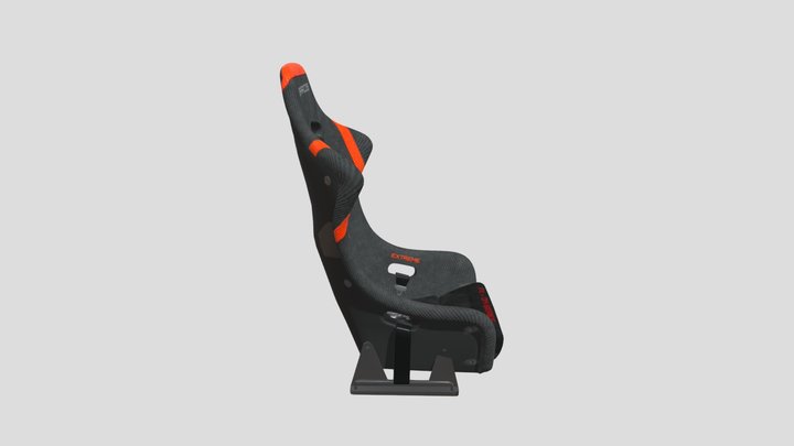 High-Quality Racing Car Seat 3D Model 3D Model