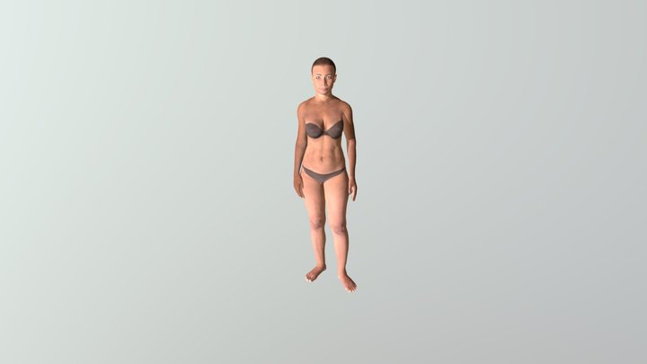 Crouching 3D Model