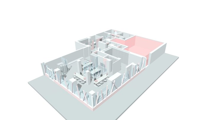Офис Стамболийски 3D Model