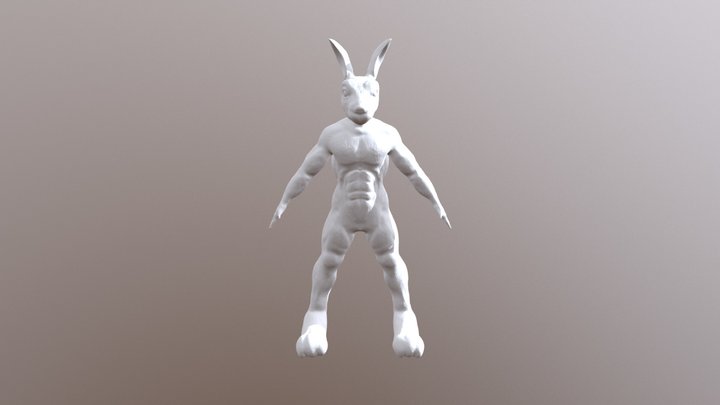 Rabbitman HP 3D Model