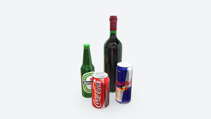 Botellas 3D Model