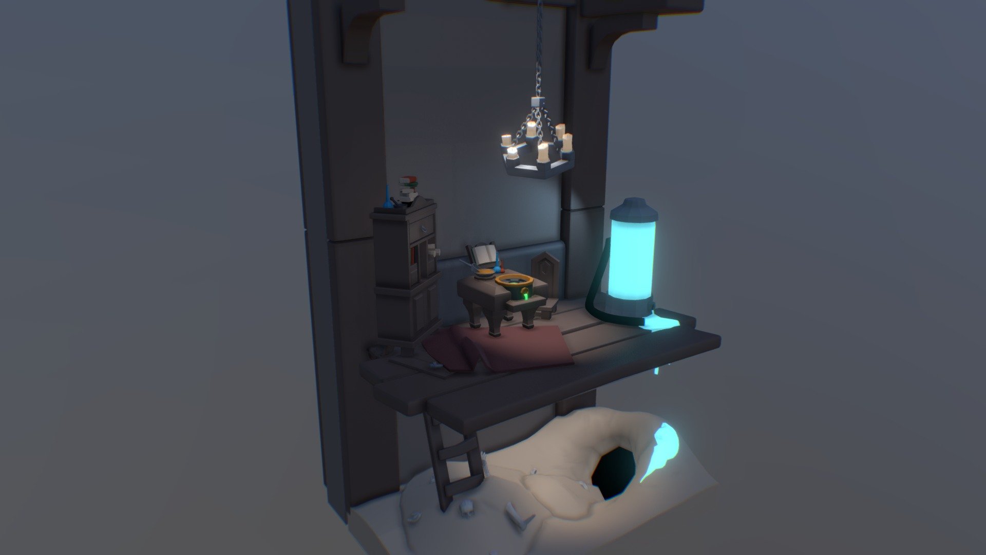 Alchemical laboratory